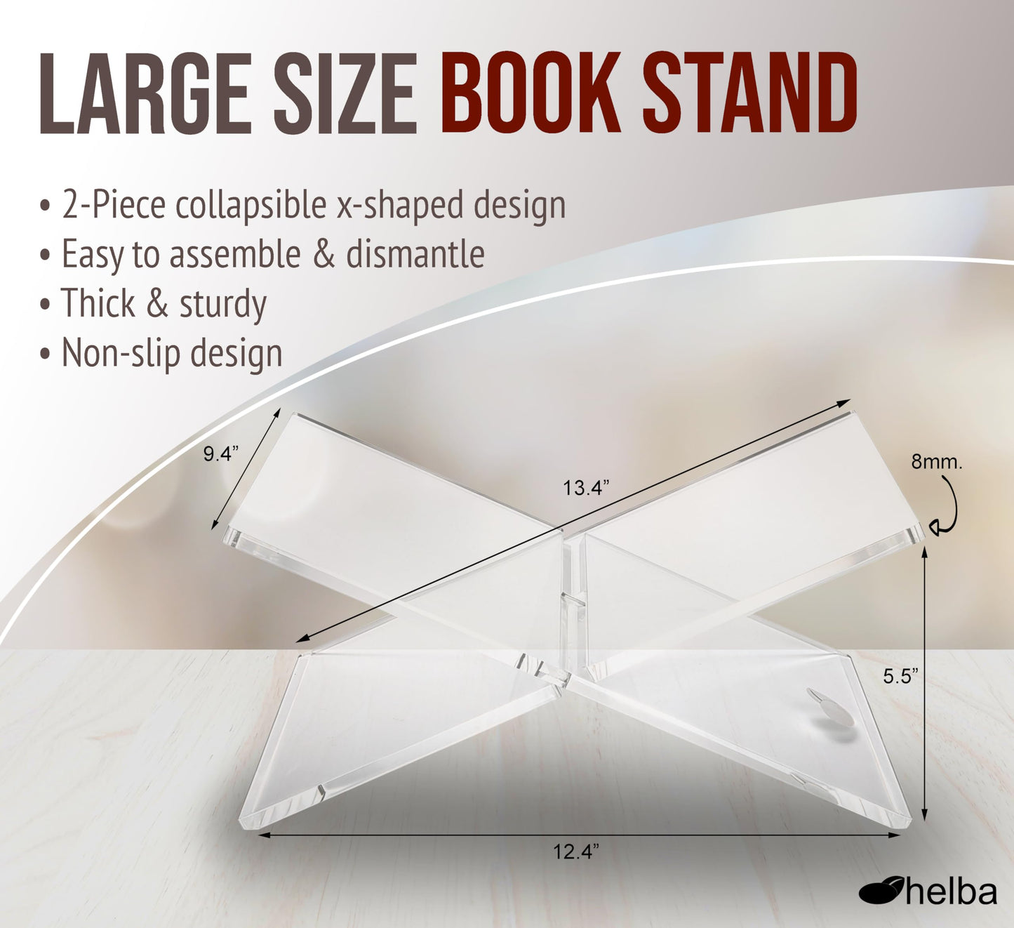 Recipe Book Holder Stand by Helba