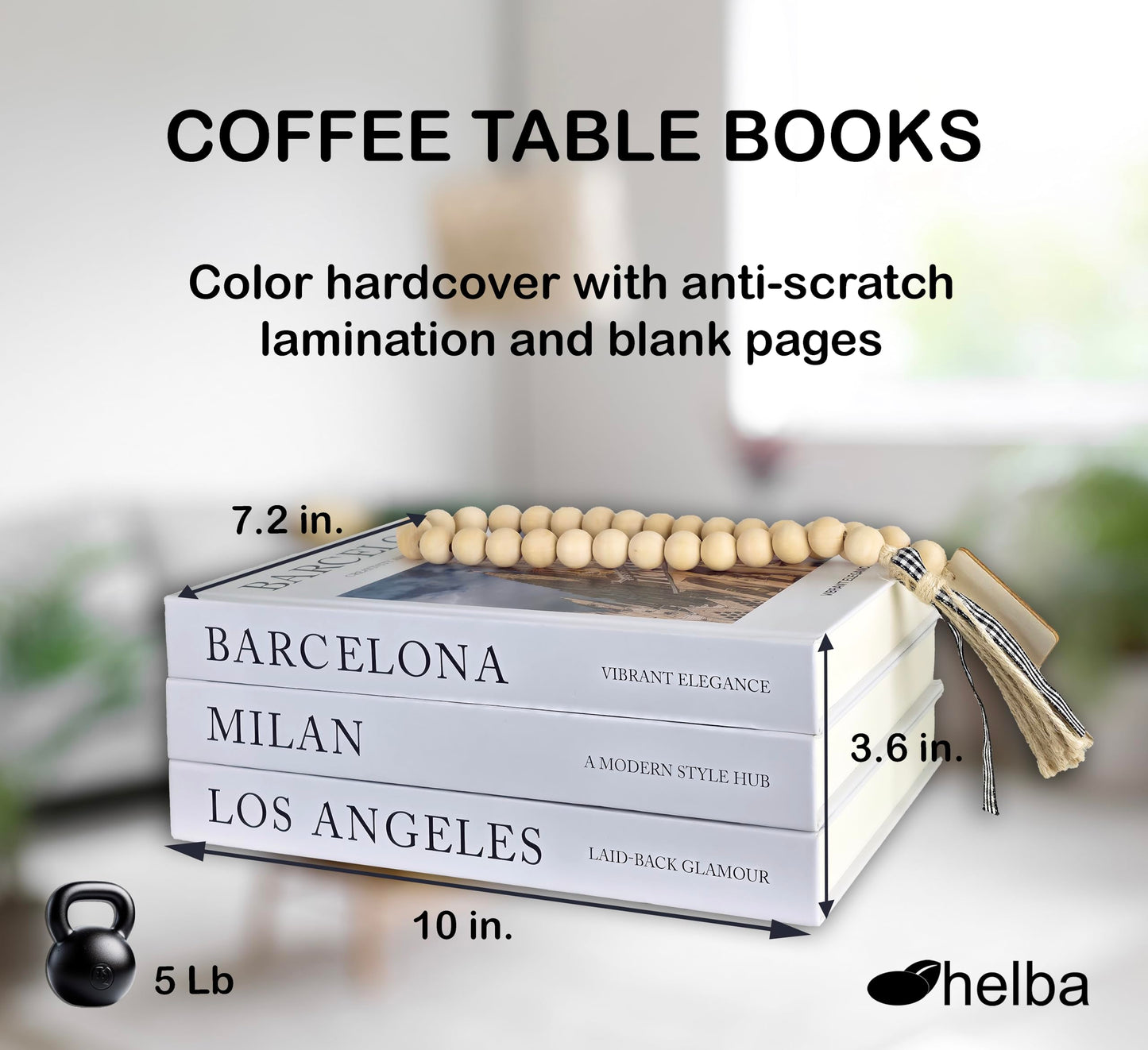 Decorative Coffee Table Books by Helba