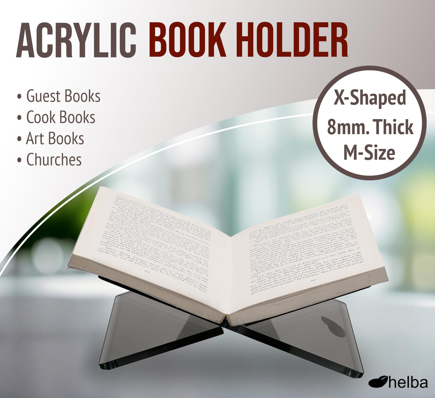 Recipe Book Holder Stand by Helba