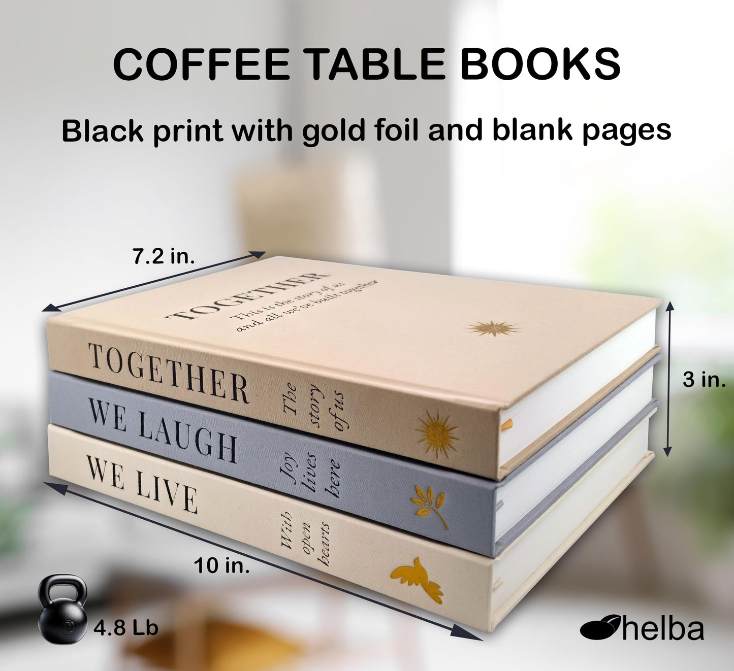 Decorative Coffee Table Books by Helba