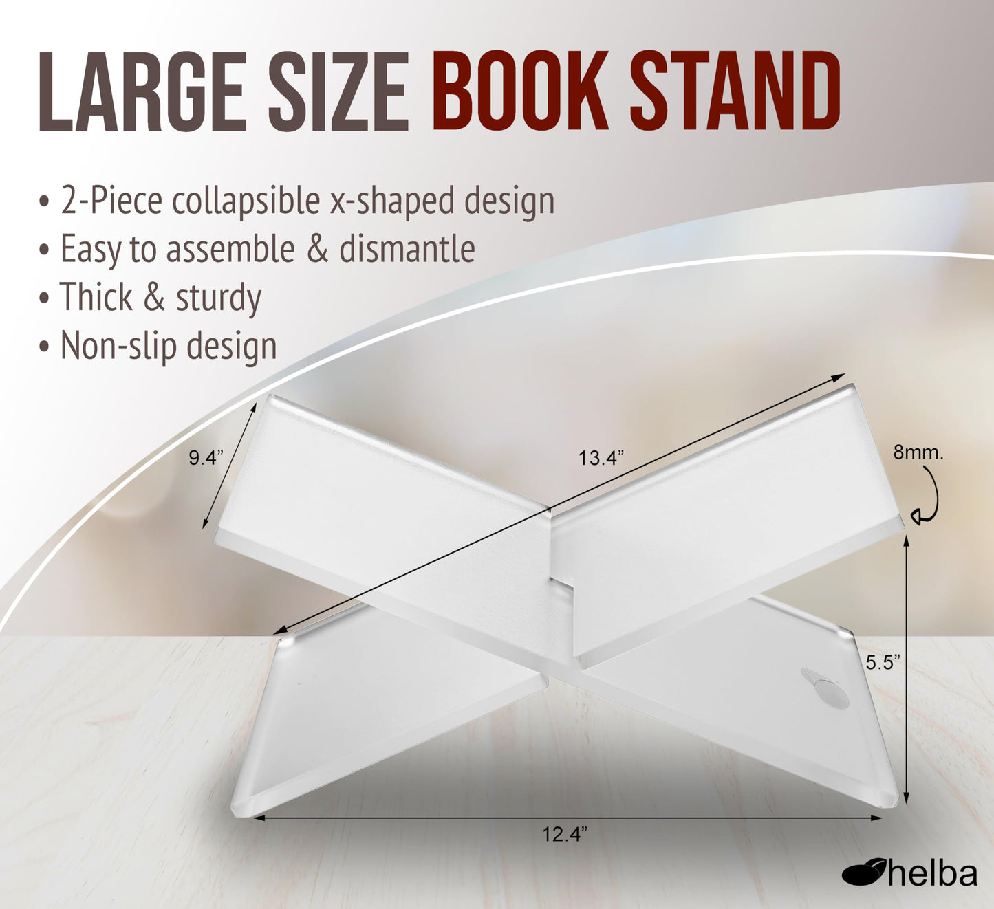 Recipe Book Holder Stand by Helba