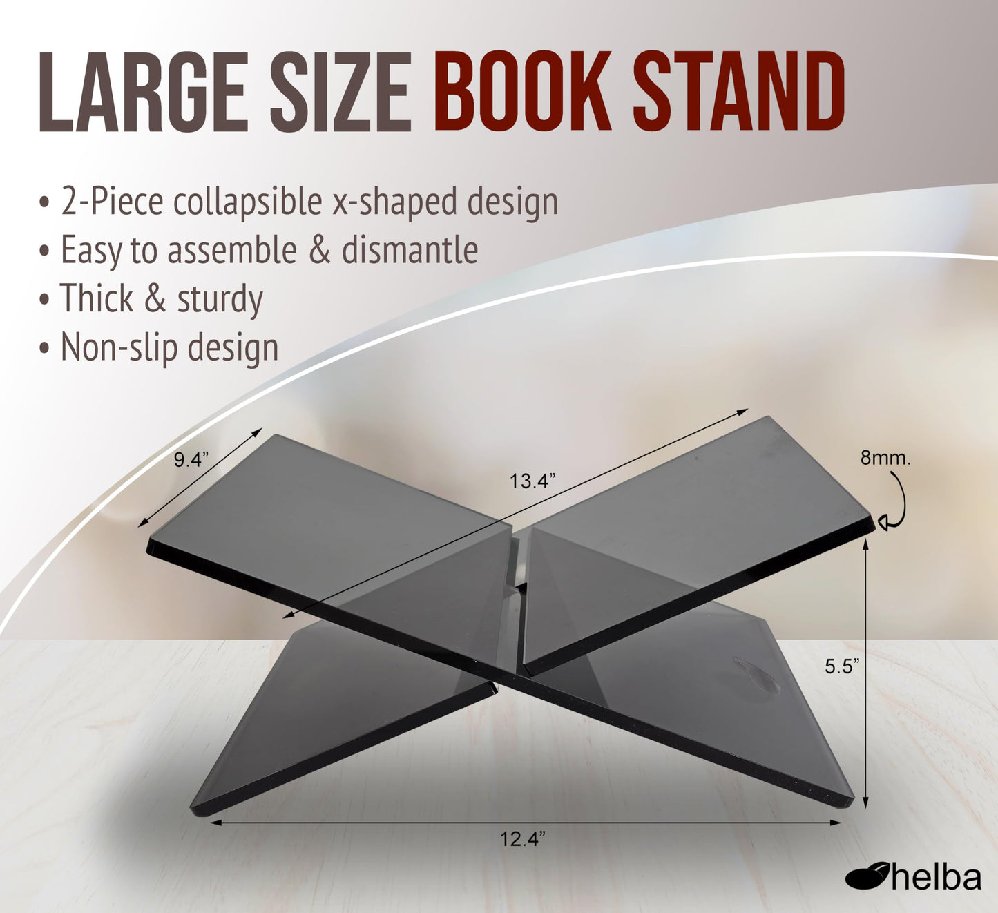 Recipe Book Holder Stand by Helba