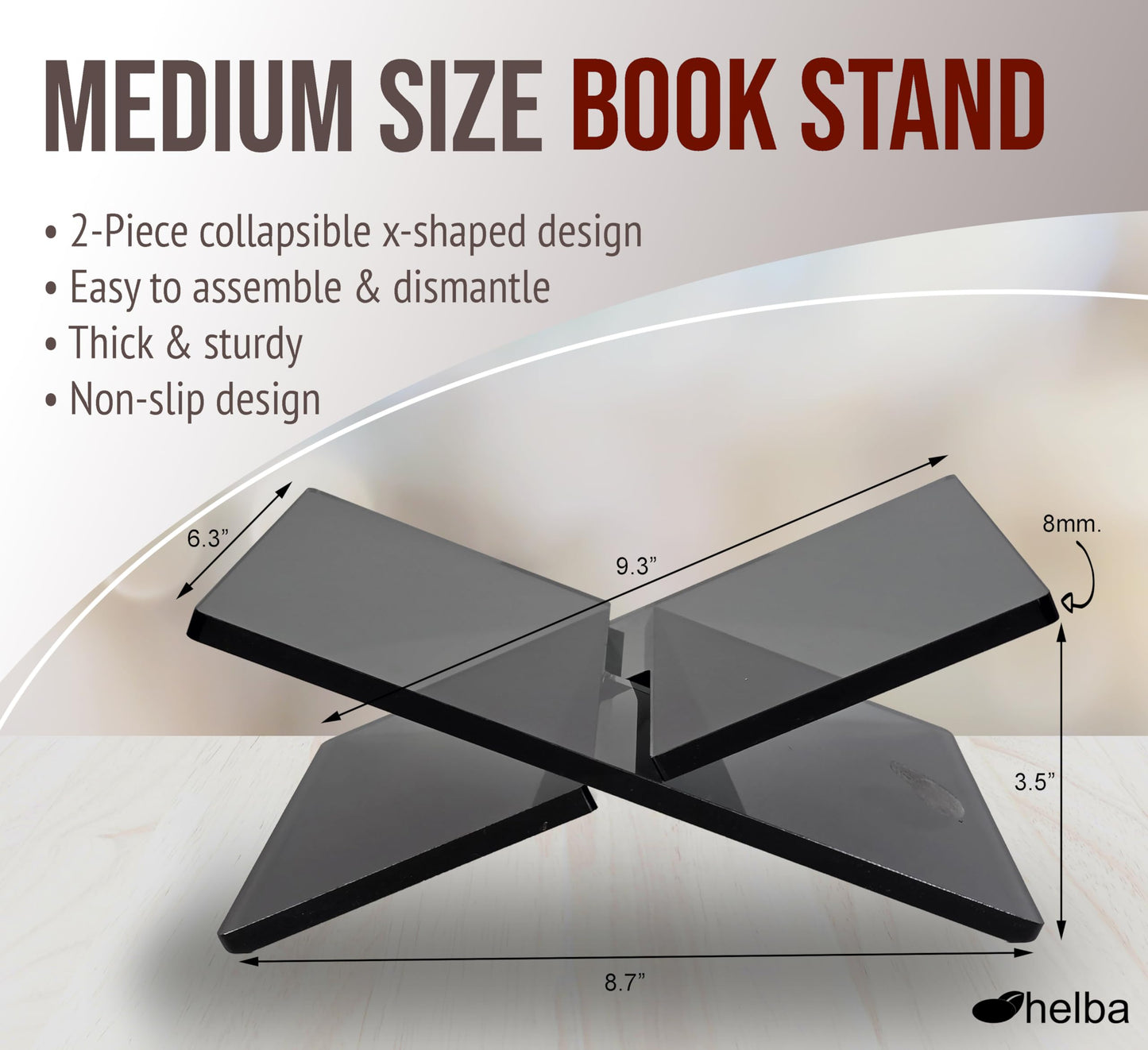 Recipe Book Holder Stand by Helba