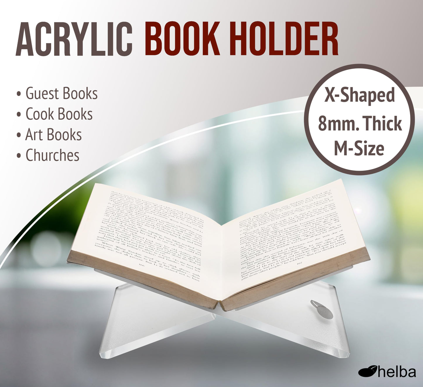 Recipe Book Holder Stand by Helba