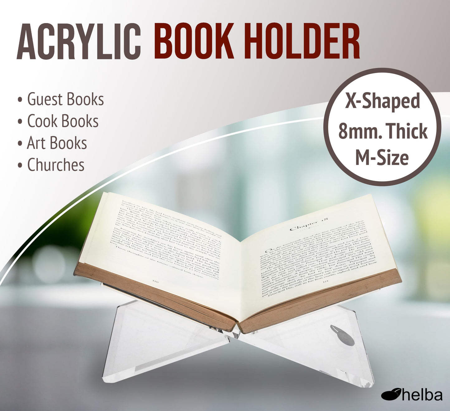 Recipe Book Holder Stand by Helba